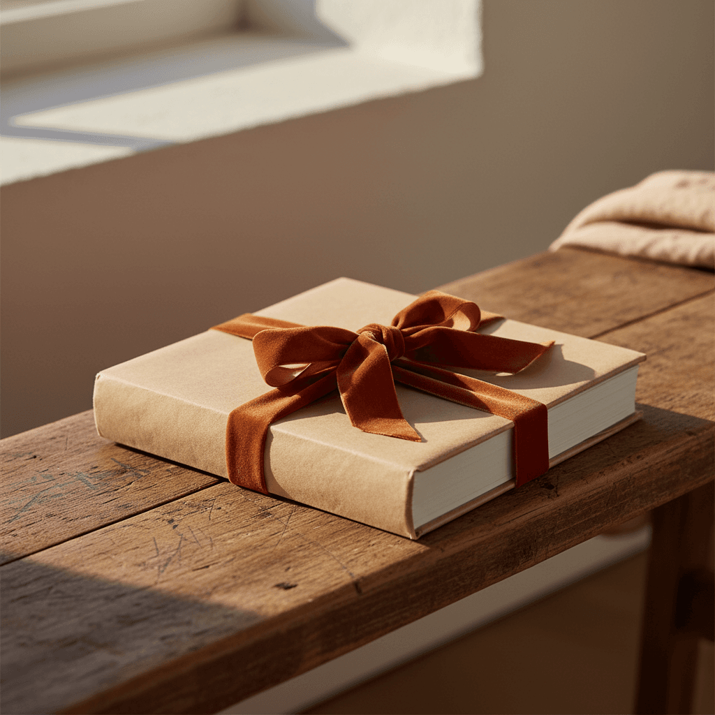 Deux tasses de café posées sur un livre ouvert, lumière du matin, atmosphère intime et chaleureuse