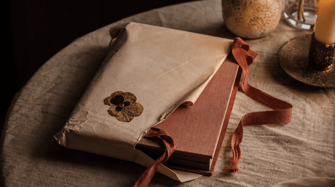 Bouquets de roses rouges et enveloppes de lettres d'amour sur fond rose